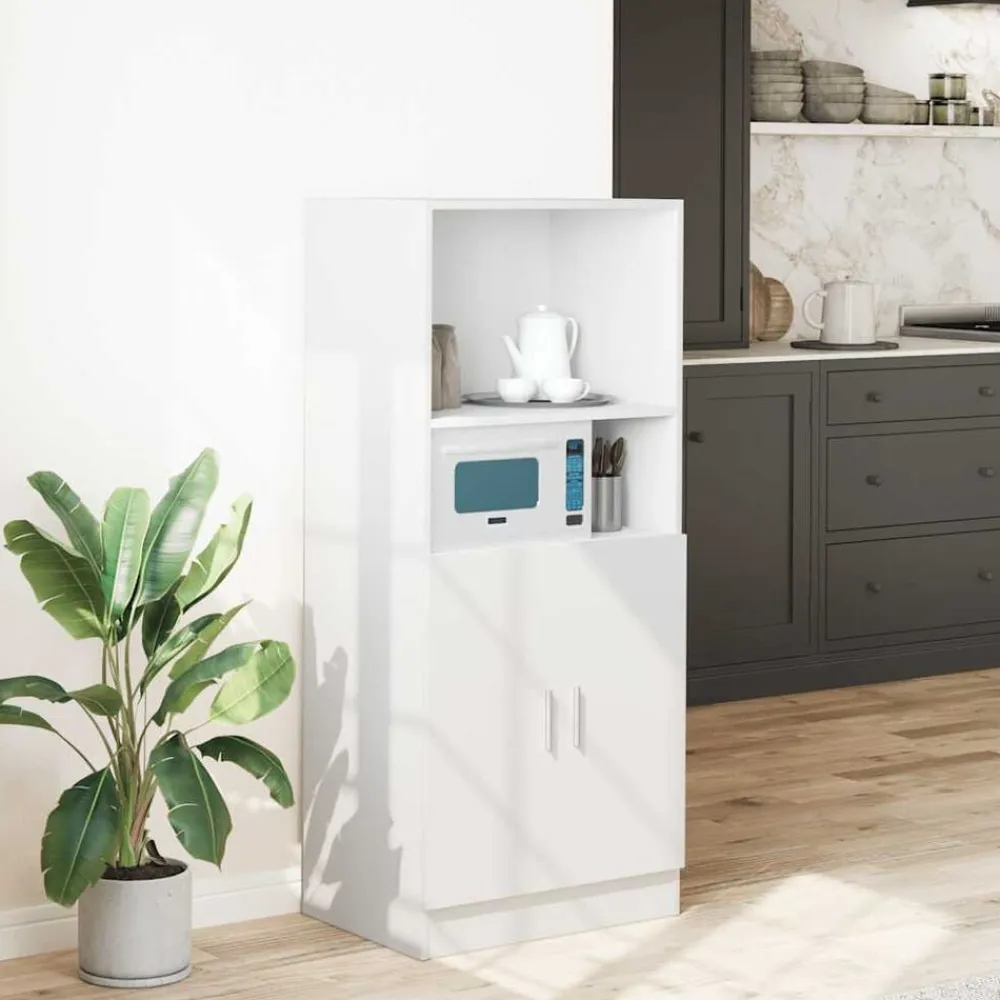 vidaXL Mueble de cocina madera de ingeniería 57x41,5x131,5 cm Blanco Clearance