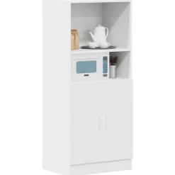 vidaXL Mueble de cocina madera de ingeniería 57x41,5x131,5 cm Blanco Clearance