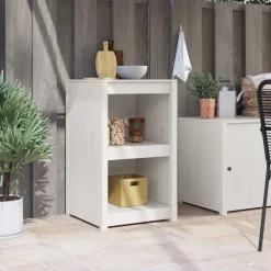 vidaXL Armarios Y Almacenamiento-Mueble de Cocina MEPPEL 55 x 55 x 92 cm Madera de pino macizo