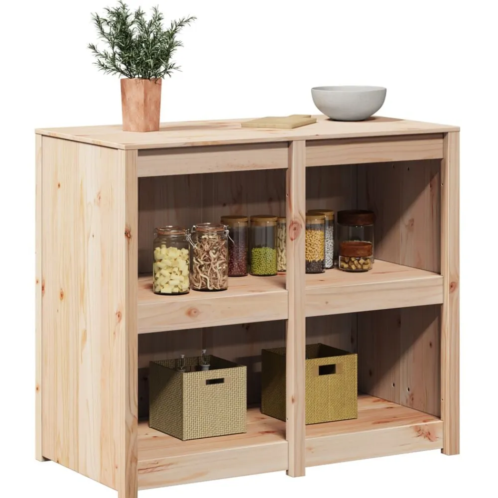 vidaXL Armarios Y Almacenamiento-Mueble de Cocina MEPPEL Roble Marrón 106 x 55 x 92 cm