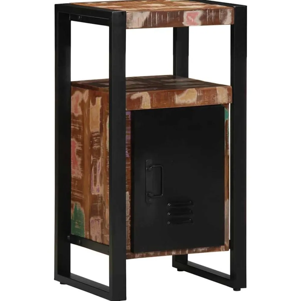 vidaXL Mueble de Cuarto de Baño Marrón Madera sólida recuperada Best