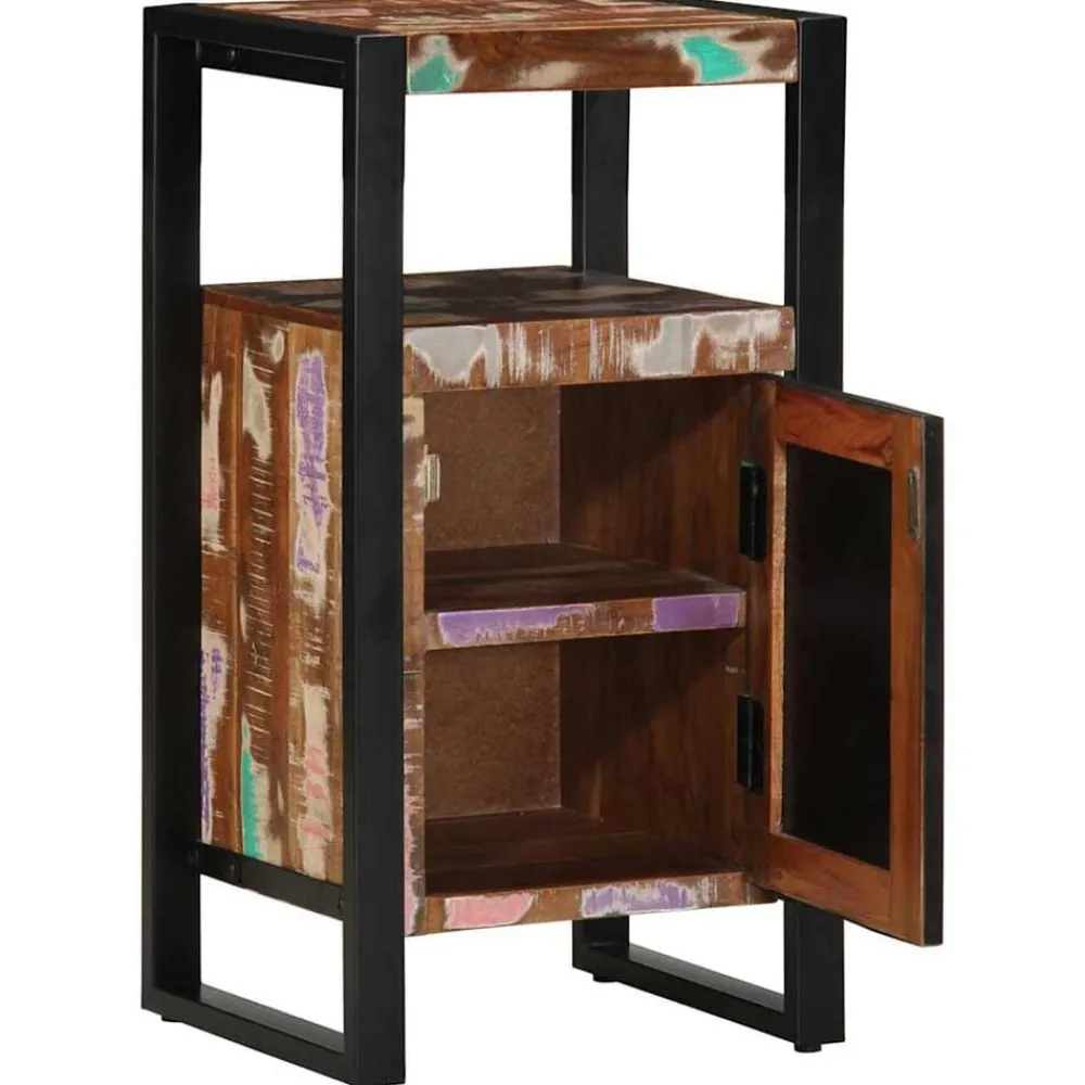 vidaXL Mueble de Cuarto de Baño Marrón Madera sólida recuperada Best