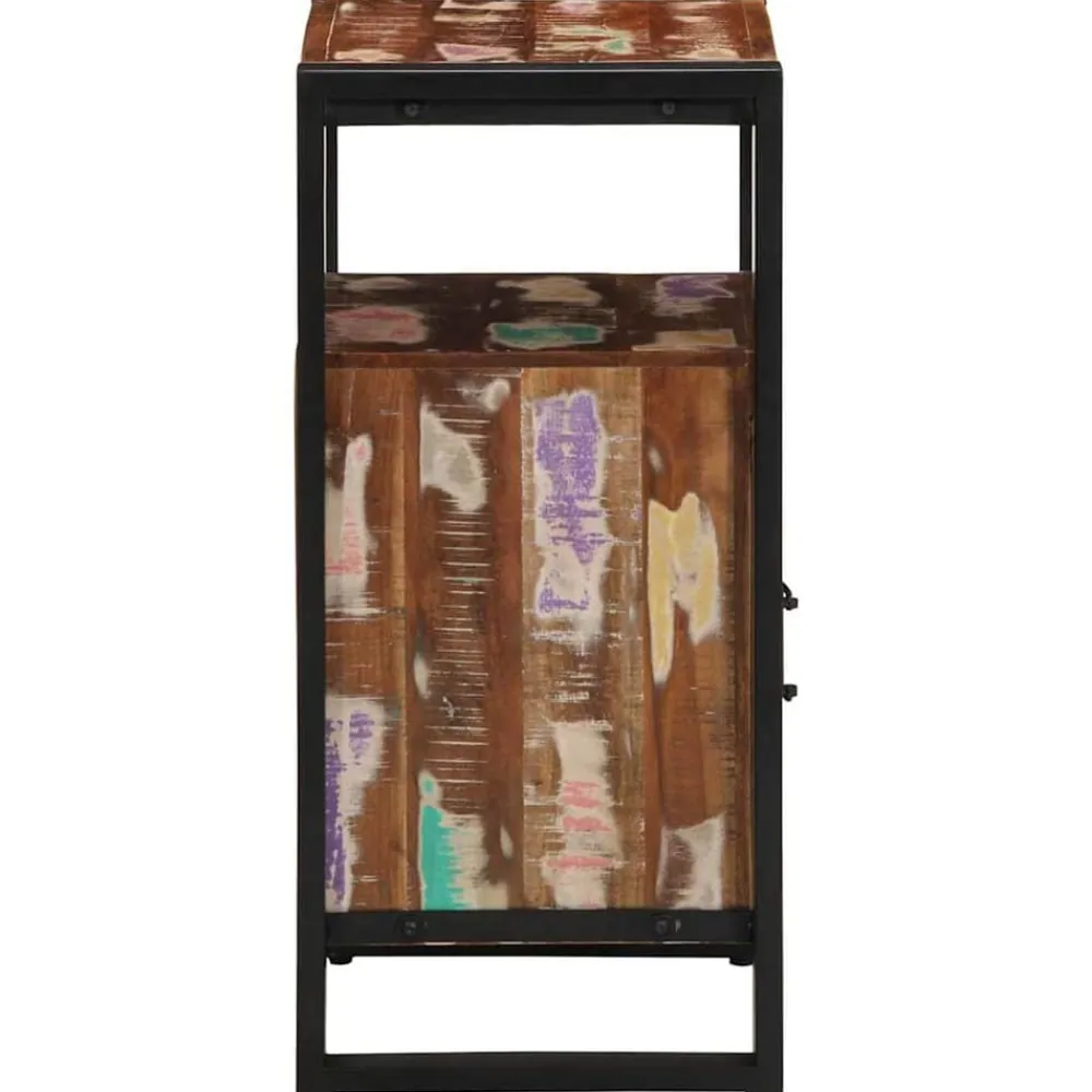 vidaXL Mueble de Cuarto de Baño Marrón Madera sólida recuperada Best