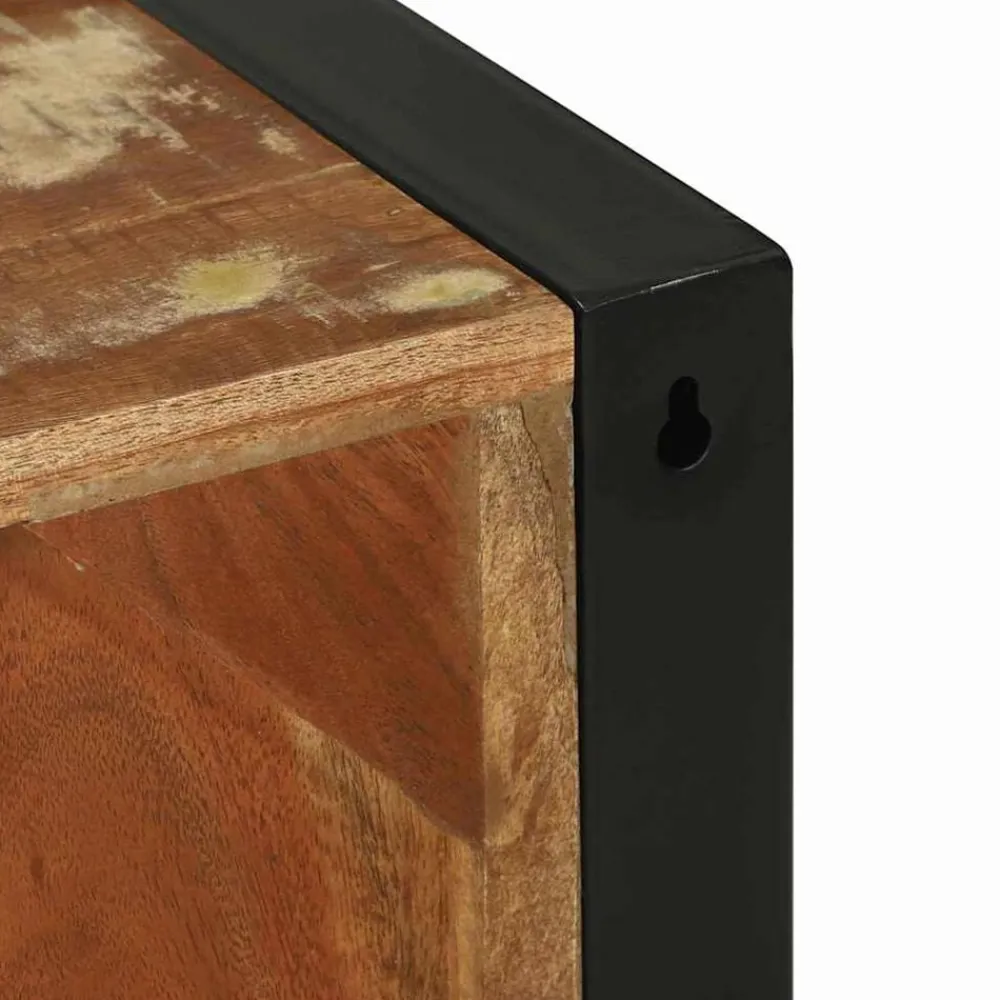 vidaXL Mueble de Cuarto de Baño Marrón Madera sólida recuperada Hot