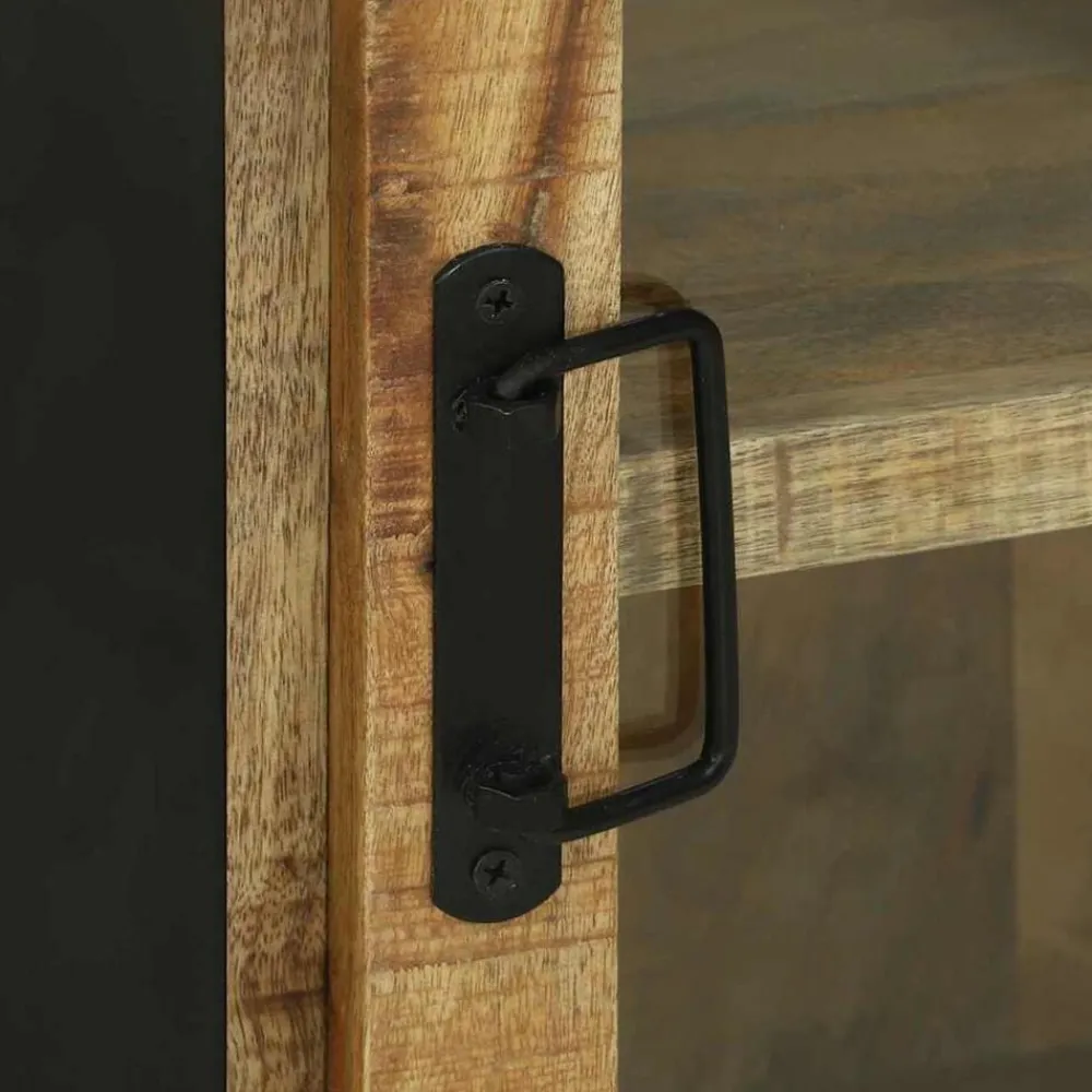 vidaXL Mueble de Cuarto de Baño Marrón Madera de mango maciza Outlet