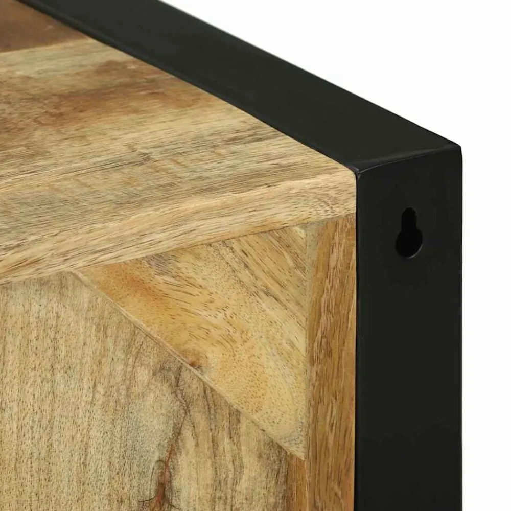 vidaXL Mueble de Cuarto de Baño Marrón Madera de mango maciza Outlet