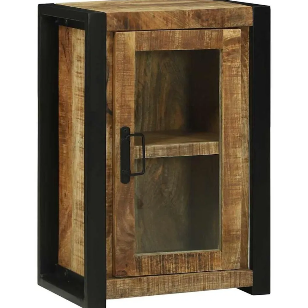 vidaXL Mueble de Cuarto de Baño Marrón Madera de mango maciza Outlet