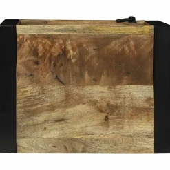 vidaXL Mueble de Cuarto de Baño Marrón Madera de mango maciza Outlet