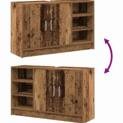 vidaXL Conjuntos De Muebles-Mueble de Cuarto de Baño 90 x 29 x 55 cm