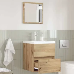 vidaXL Conjuntos De Muebles-Mueble de Cuarto de Baño Roble artesanal 41 x 38,5 x 45 cm