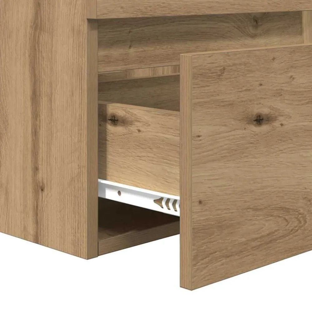 vidaXL Conjuntos De Muebles-Mueble de Cuarto de Baño Roble artesanal 41 x 38,5 x 45 cm