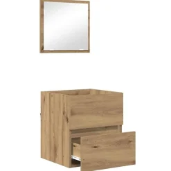 vidaXL Conjuntos De Muebles-Mueble de Cuarto de Baño Roble artesanal 41 x 38,5 x 45 cm