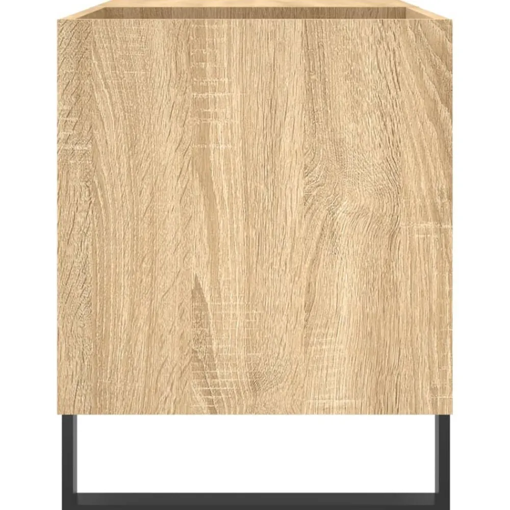 vidaXL Mueble de discos madera de ingeniería 85x38x48 cm Roble Sonoma