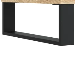 vidaXL Mueble de discos madera de ingeniería 85x38x48 cm Roble Sonoma