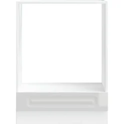 vidaXL Armarios Y Almacenamiento-Mueble de horno Kalmar blanco madera reconstituida