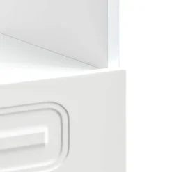 vidaXL Mueble de horno Kalmar madera reconstituida Blanco Hot