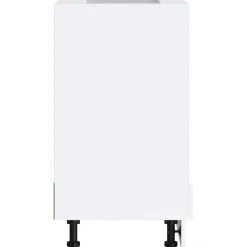 vidaXL Mueble de horno Porto madera reconstituida Blanco Best