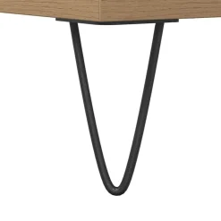 vidaXL Mueble de lavabo madera de ingeniería 65x33x60 cm Roble artisan Best