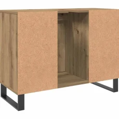 vidaXL Mueble de lavabo madera de ingeniería 80x33x60 cm Roble artisan Sale