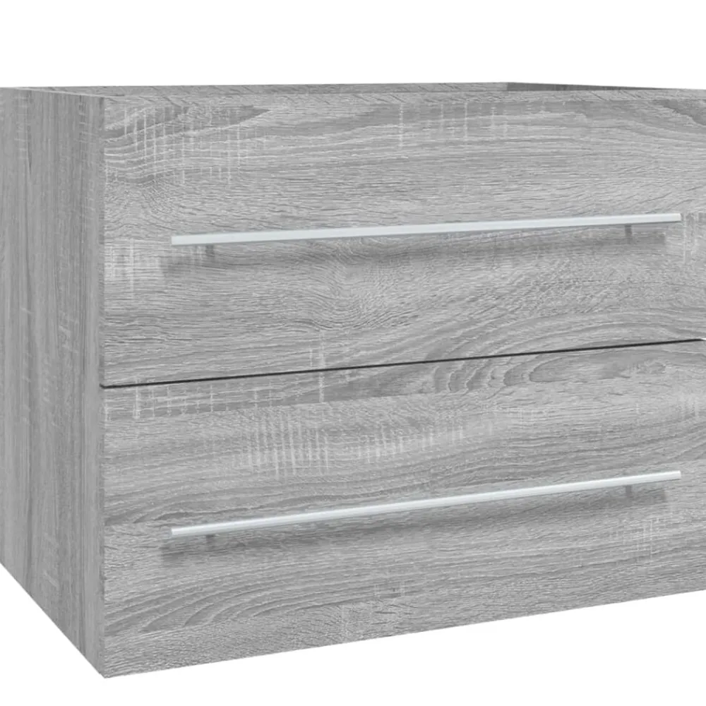 vidaXL Conjuntos De Muebles-Mueble de lavabo madera contrachapada 60x38,5x48 cm