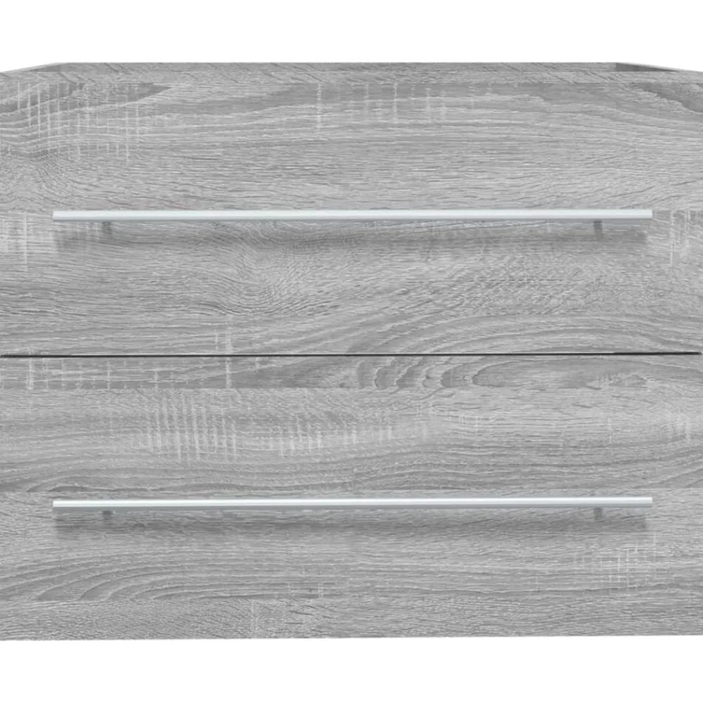 vidaXL Conjuntos De Muebles-Mueble de lavabo madera contrachapada 60x38,5x48 cm