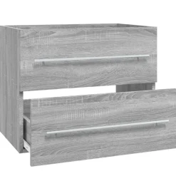 vidaXL Conjuntos De Muebles-Mueble de lavabo madera contrachapada 60x38,5x48 cm
