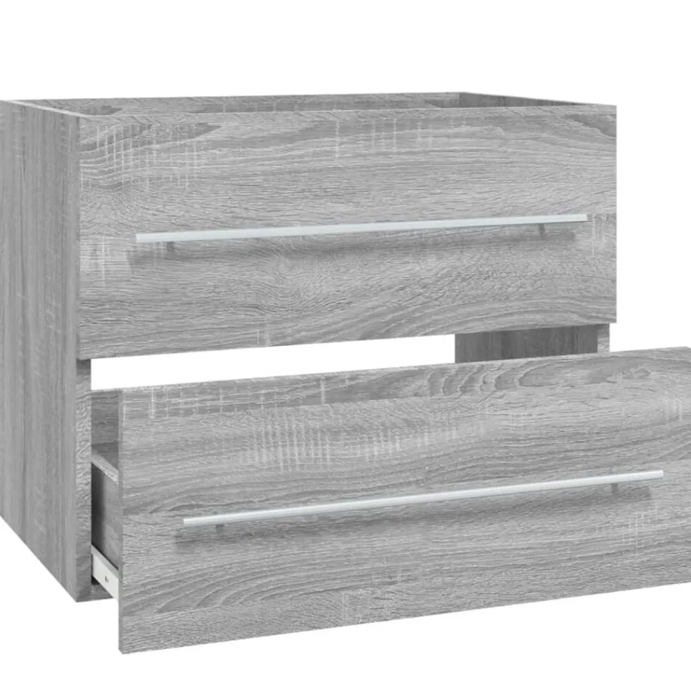 vidaXL Conjuntos De Muebles-Mueble de lavabo madera contrachapada 60x38,5x48 cm