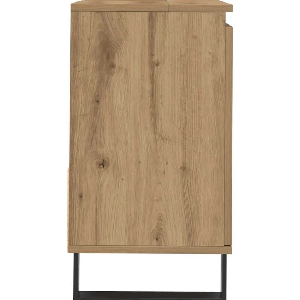 vidaXL Conjuntos De Muebles-Mueble de lavabo madera de ingeniería 65x33x60 cm
