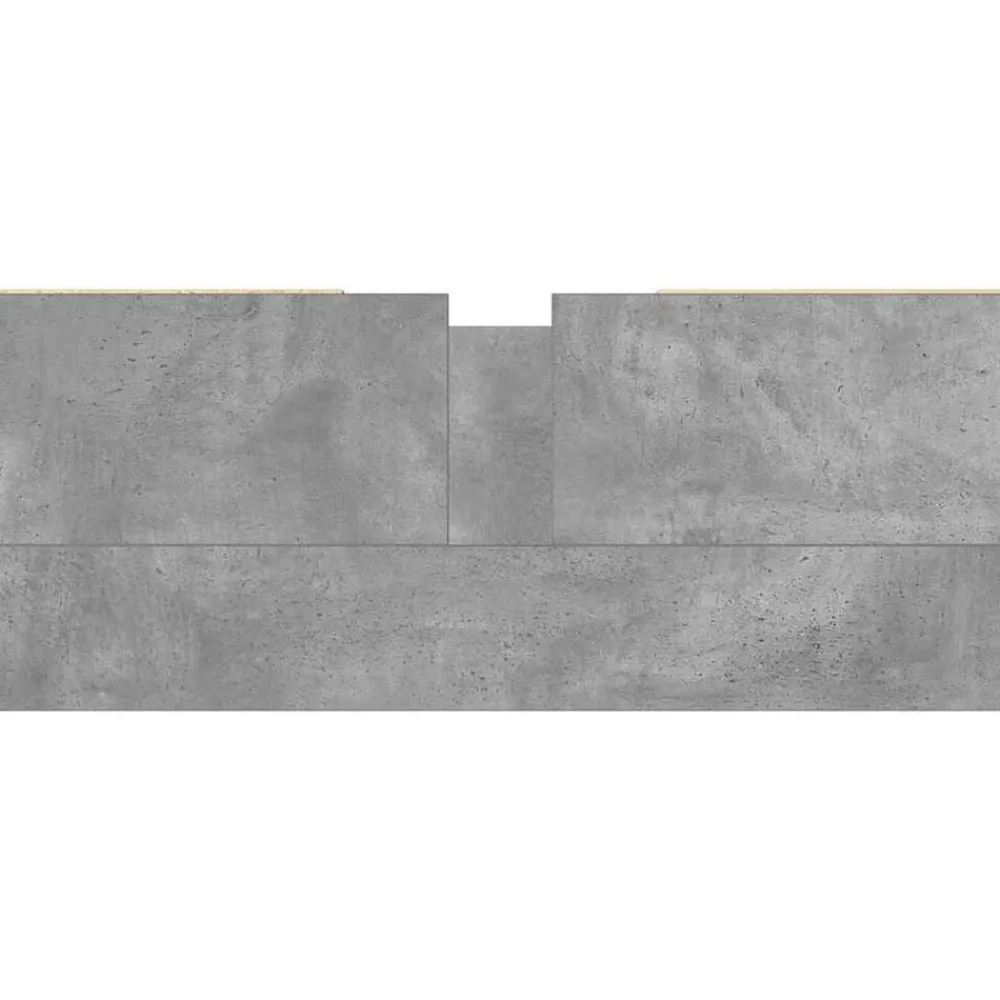 vidaXL Conjuntos De Muebles-Mueble de lavabo madera de ingeniería gris hormigón 80x33x60 cm