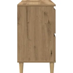 vidaXL Armarios Y Almacenamiento-Mueble de lavabo madera ingeniería 80x33x60 cm