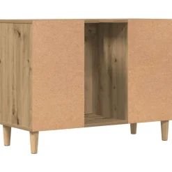 vidaXL Armarios Y Almacenamiento-Mueble de lavabo madera ingeniería 80x33x60 cm