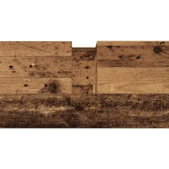 vidaXL Conjuntos De Muebles-Mueble de lavabo madera de ingeniería envejecida 65x33x60 cm