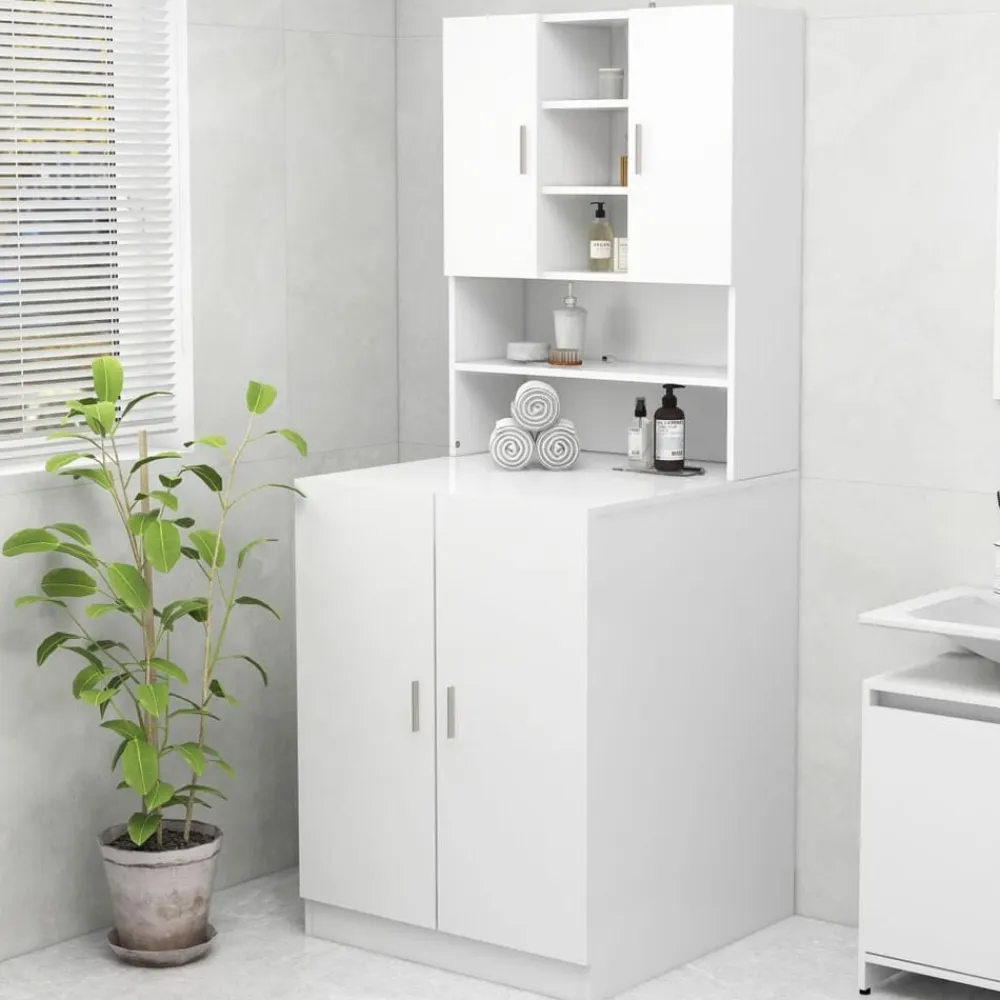 vidaXL Accesorios Para Electrodomésticos-Mueble de lavadora