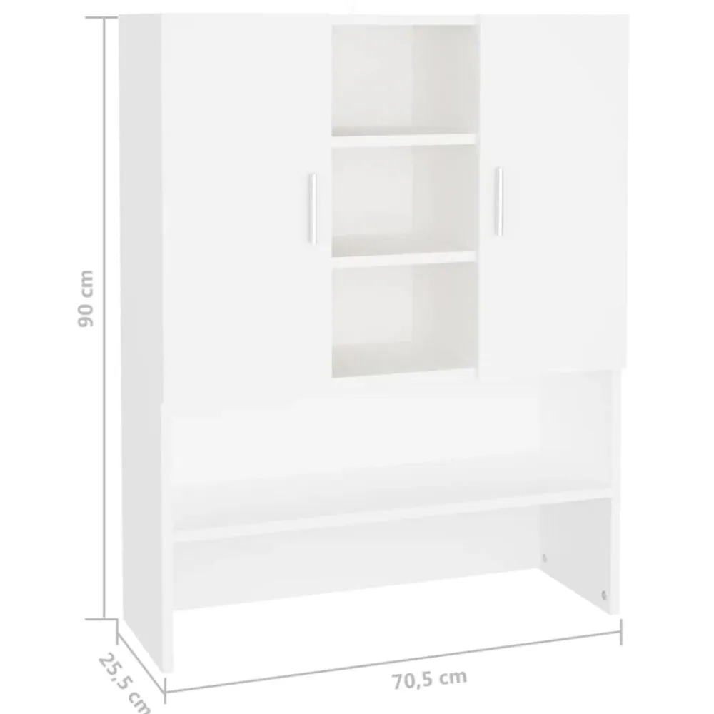 vidaXL Accesorios Para Electrodomésticos-Mueble de lavadora