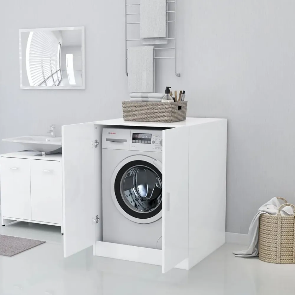 vidaXL Accesorios Para Electrodomésticos-Mueble de lavadora