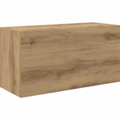 vidaXL Mueble de pared baño madera ingeniería 60x25x30cm Roble artisan Online