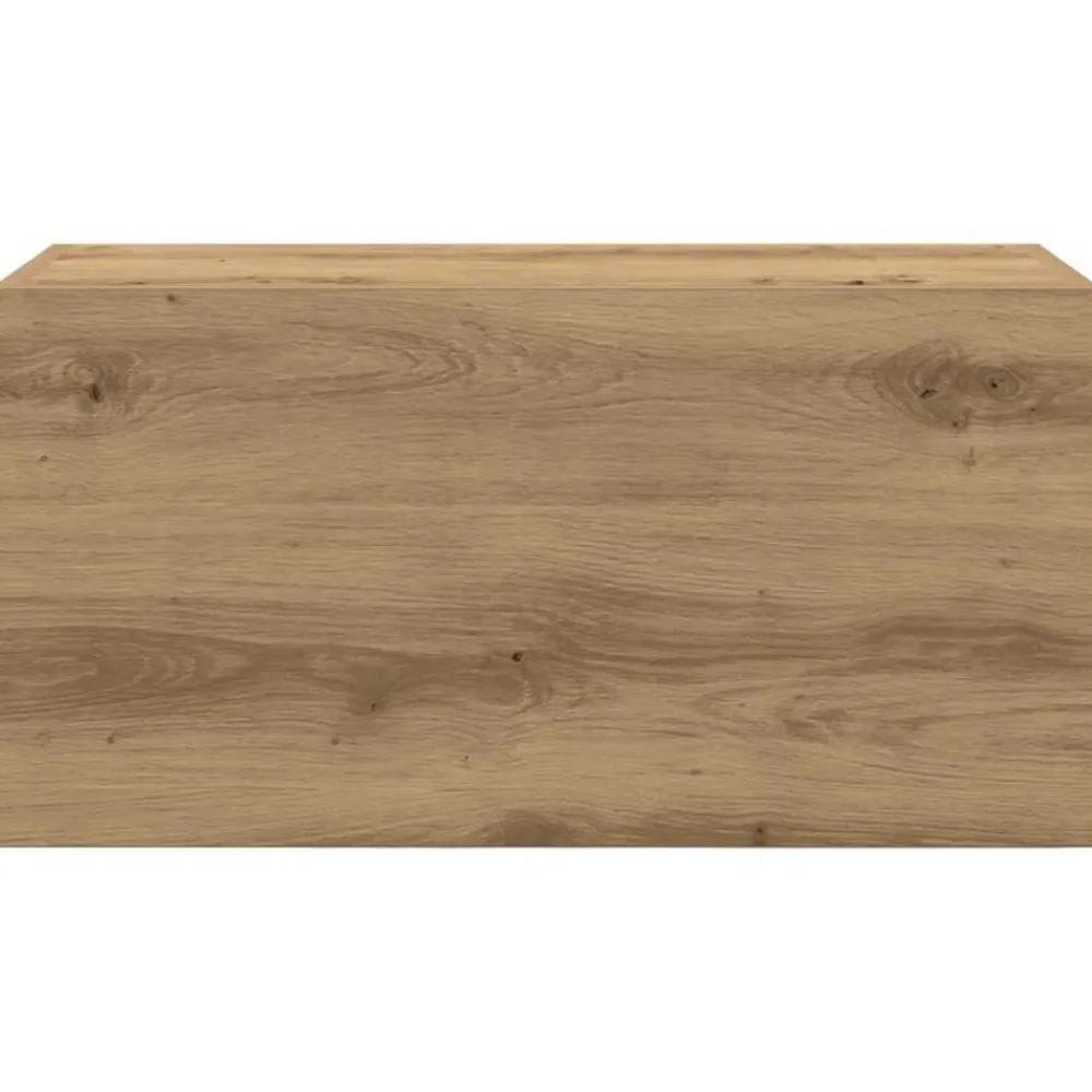 vidaXL Mueble de pared baño madera ingeniería 60x25x30cm Roble artisan Online