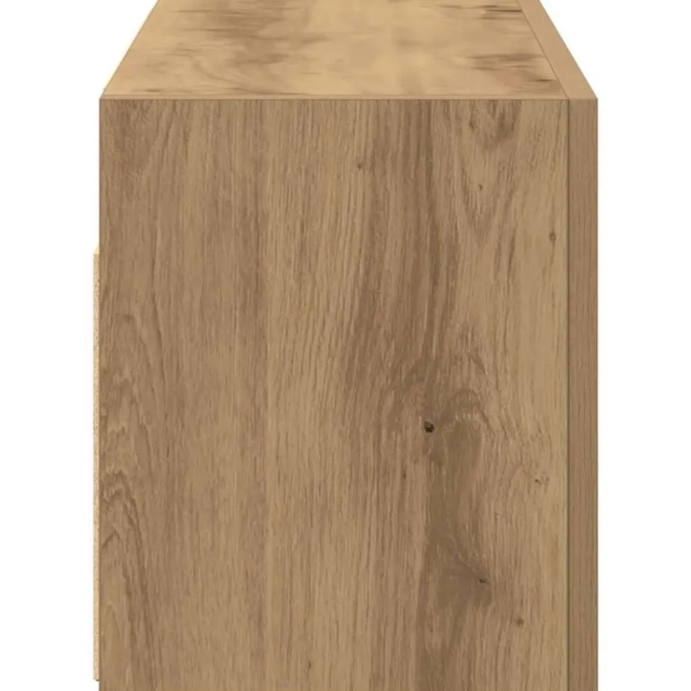 vidaXL Mueble de pared baño madera ingeniería 60x25x30cm Roble artisan Online