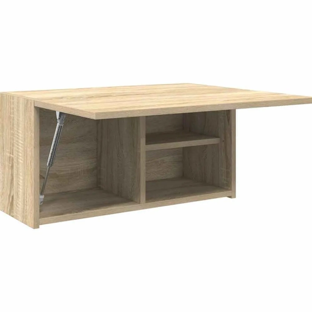 vidaXL Mueble de pared baño madera ingeniería 60x25x30 cm Roble Sonoma Best