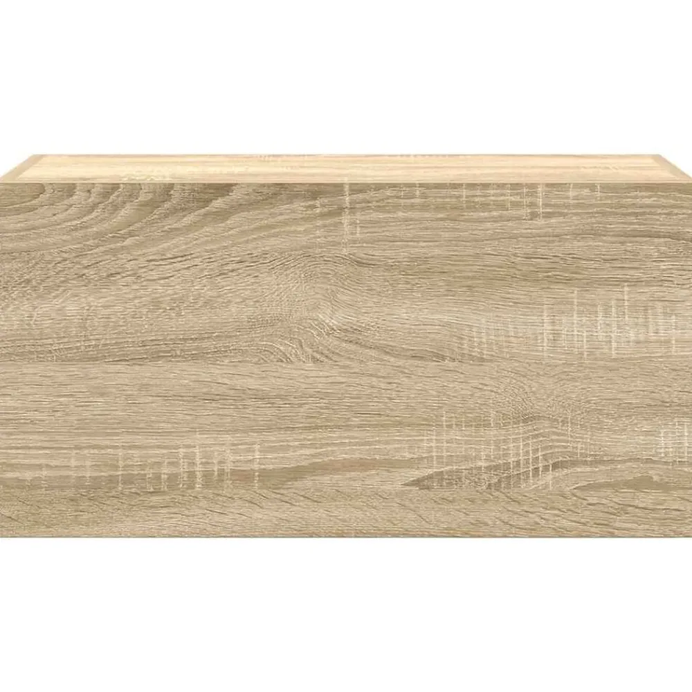 vidaXL Mueble de pared baño madera ingeniería 60x25x30 cm Roble Sonoma Best