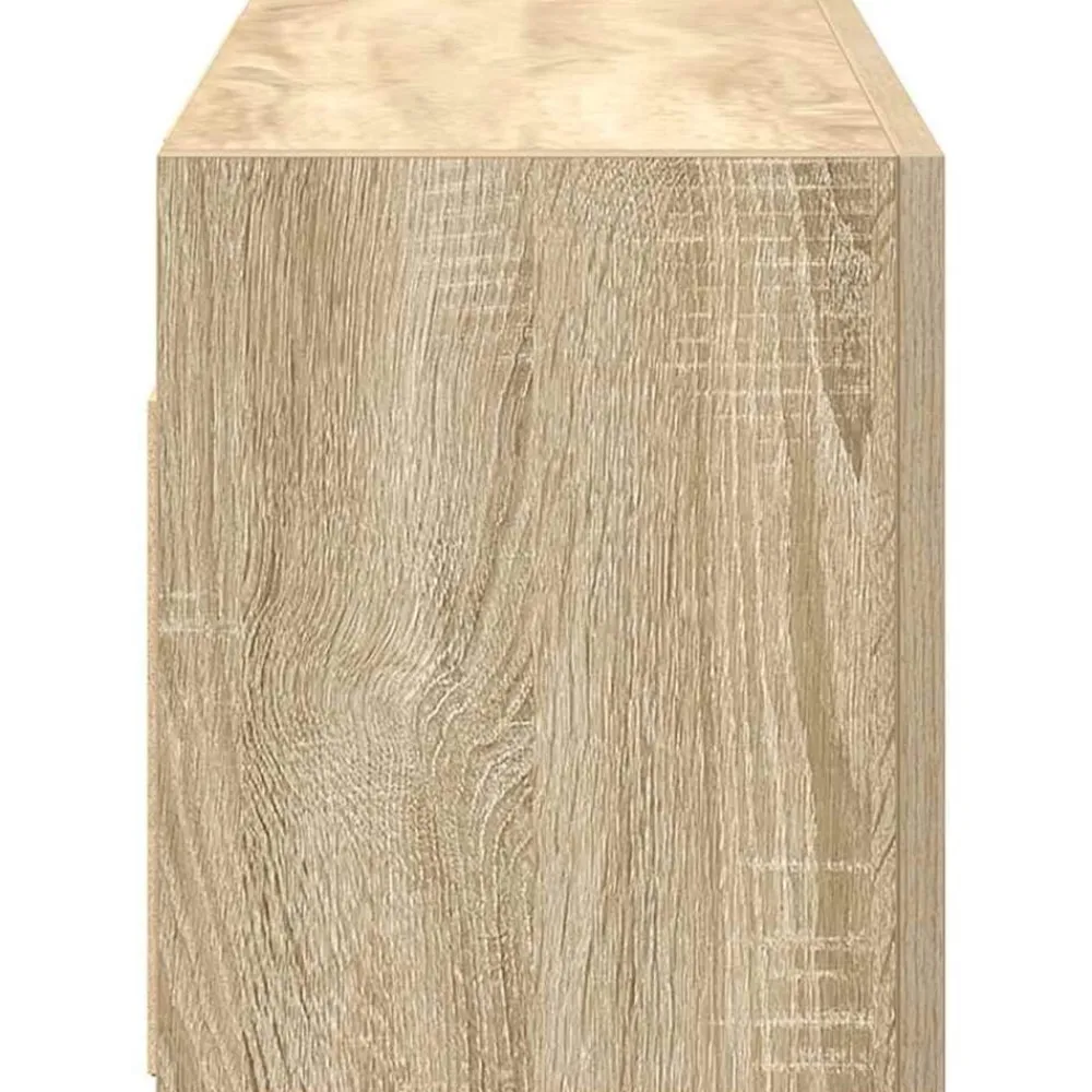 vidaXL Mueble de pared baño madera ingeniería 60x25x30 cm Roble Sonoma Best
