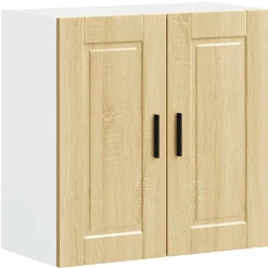 vidaXL Armarios Y Almacenamiento-Mueble de pared cocina madera contrachapada Porto roble sonoma