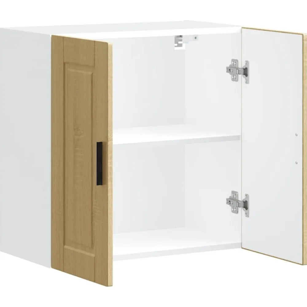 vidaXL Armarios Y Almacenamiento-Mueble de pared cocina madera contrachapada Porto roble sonoma