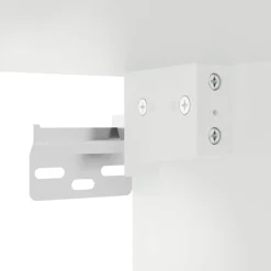 vidaXL Mueble de pared de baño madera ingeniería 60x25x30 cm Blanco New