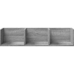 vidaXL Mueble de pared madera ingeniería 75x18x16,5 cm Gris sonoma New