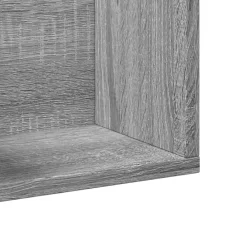 vidaXL Mueble de pared madera ingeniería 75x18x16,5 cm Gris sonoma New