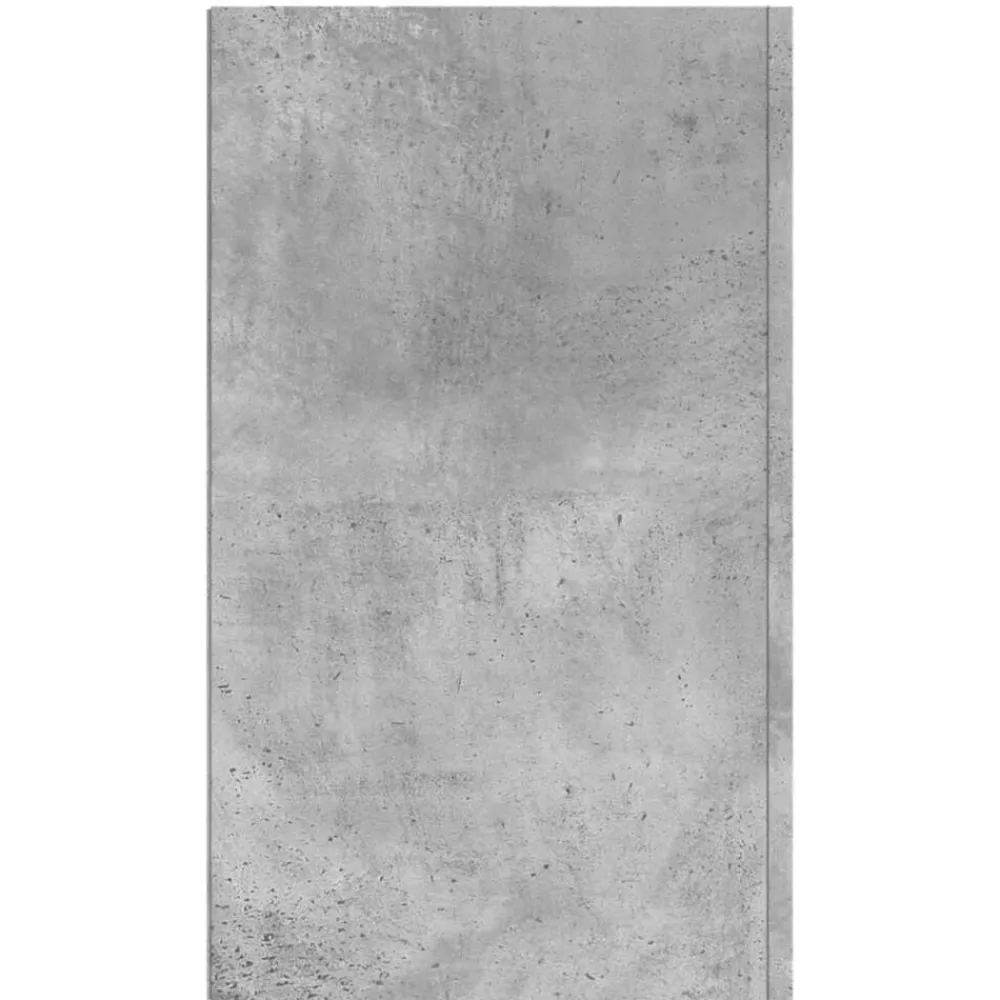 vidaXL Estanterías-Mueble de pared madera ingeniería gris hormigón 75x35x60 cm