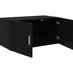 vidaXL Mueble de pared 80 x 42.5 x 40 cm Roble negro Online