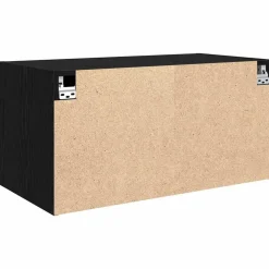 vidaXL Mueble de pared 80 x 42.5 x 40 cm Roble negro Online