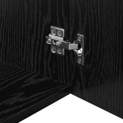 vidaXL Mueble de pared 80 x 42.5 x 40 cm Roble negro Online